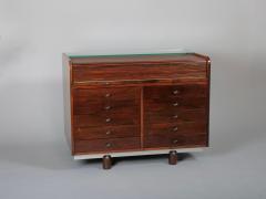  Bernini Rolltop desk Italy c1950 - 4444620
