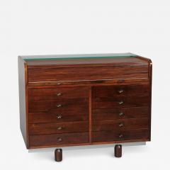  Bernini Rolltop desk Italy c1950 - 4444832