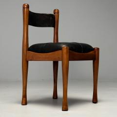  Bernini Silvio Coppola Bernini Italian Mid Century Modern Dining Chairs Walnut 1960s - 3839630