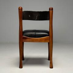  Bernini Silvio Coppola Bernini Italian Mid Century Modern Dining Chairs Walnut 1960s - 3839631