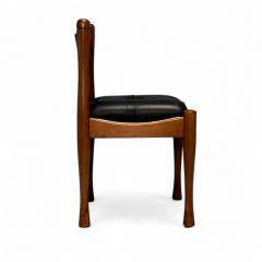  Bernini Silvio Coppola Bernini Italian Mid Century Modern Dining Chairs Walnut 1960s - 3920993