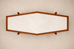  Bertomeu Cia Brazilian Modern Coffee Table in Cavi na Wood and Marble by Bertomeu Brazil - 4694088