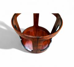  Bertomeu Cia Brazilian Modern Side Table in Rosewood Bertomeu 1950s 1960s - 4416981