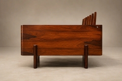 Bertomeu Cia Pair of Brazilian Modern Rosewood and Mohair Armchairs by Bertomeu - 4694146