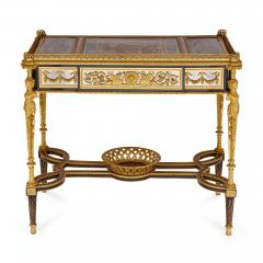  Beurdeley Antique writing table by Beurdeley after a model by Adam Weisweiler - 3364582