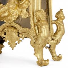  Beurdeley Very large Louis XV style gilt bronze mantel clock by Beurdeley - 2500544