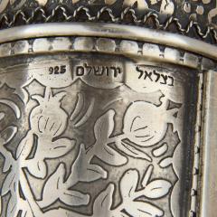  Bezalel Large Silver Megillah Case with Esther Scroll by Bezalel - 4787910