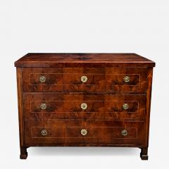  Biedermeier Austrian Biedermeier Mahogany Veneered Chest of Drawers - 4626937