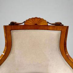  Biedermeier Fine Pair of Biedermeier Armchairs Italy 1827 - 4601884