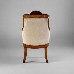  Biedermeier Fine Pair of Biedermeier Armchairs Italy 1827 - 4601886