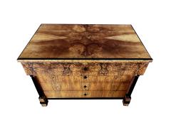  Biedermeier German Biedermeier Black Walnut and Ebonized Chest of Drawers - 4622757