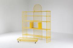  Bieffeplast Bieffeplast Yellow Metal Shelve System Post Modern Italian Design 1970 - 1999091