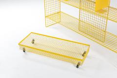  Bieffeplast Bieffeplast Yellow Metal Shelve System Post Modern Italian Design 1970 - 1999095