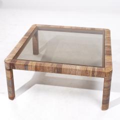  Bielecky Brothers Bielecky Brothers Mid Century Rattan Square Coffee Table - 3838184