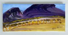  Billy Ben Perrurle Billy Benn Perrurle Australian Aboriginal Landscape Paintings Set of 3 - 3614024