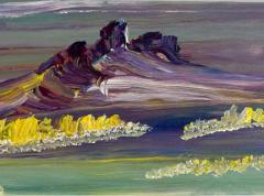  Billy Ben Perrurle Billy Benn Perrurle Australian Aboriginal Landscape Paintings Set of 3 - 3614098