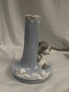  Bing Gr ndahl 1940s dog porcelain vase attributed to Bing Gr ndahl - 3967428