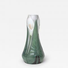  Bing Gr ndahl Elizabeth Drewes Art Nouveau Porcelain Calla Lily Vase by Bing Gr ndahl Denmark - 2991714