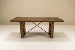  Biosca Biosca Dining Table With Geometric Patterns In Pine Spain 1960s - 3168447