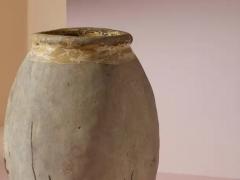  Biot Antique terracotta with yellow glaze Ligurian olive jar Italy mid 19th century - 3946901