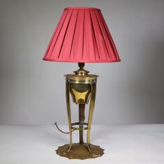  Birmingham Guild of Handicraft Arthur Dixon Birmingham Guild of Handicraft Rare Arts Crafts brass table lamp - 4182684
