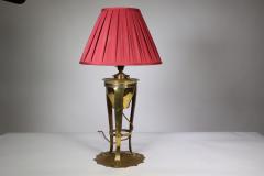  Birmingham Guild of Handicraft Arthur Dixon Birmingham Guild of Handicraft Rare Arts Crafts brass table lamp - 4182685