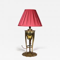  Birmingham Guild of Handicraft Arthur Dixon Birmingham Guild of Handicraft Rare Arts Crafts brass table lamp - 4186672
