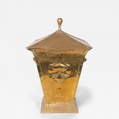  Birmingham Guild of Handicraft Birmingham Guild of Handicraft An Arts Crafts Brass Coal Bucket - 4205657