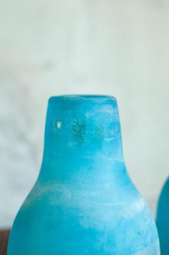  Bisazza Vetro Pair of Murano Glass Vases Produced By Bisazza - 4462941