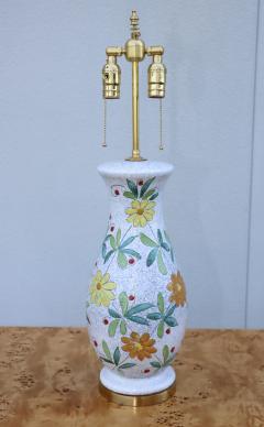  Bitossi 1960s Bitossi Pottery Table Lamps With Brass Hardware - 4597431