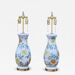  Bitossi 1960s Bitossi Pottery Table Lamps With Brass Hardware - 4597456