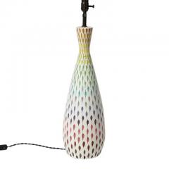  Bitossi Aldo Bitossi Table Lamp Multi Color Piume Signed - 3935652