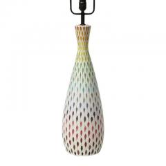  Bitossi Aldo Bitossi Table Lamp Multi Color Piume Signed - 3935653