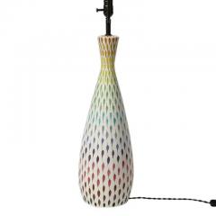  Bitossi Aldo Bitossi Table Lamp Multi Color Piume Signed - 3935655