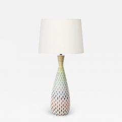  Bitossi Aldo Bitossi Table Lamp Multi Color Piume Signed - 3940277