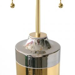  Bitossi BITOSSI BERGBOMS GLAZED EARTHENWARE TABLE LAMP SILVER GOLD SWEDEN 1960 - 3407035