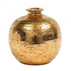  Bitossi Bitossi Ball Vase Ceramic Metallic Gold - 3535672