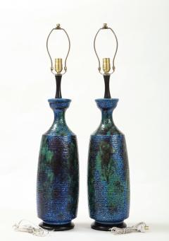  Bitossi Bitossi Blue Green Black Ceramic Lamps - 2132318
