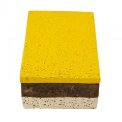  Bitossi Bitossi Box Ceramic Yellow Brown White - 2833711