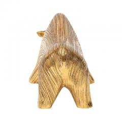  Bitossi Bitossi Bull Ceramic Brushed Gold - 2743525