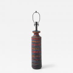  Bitossi Bitossi Burnt Orange Gunmetal Striped Lamp - 4809985