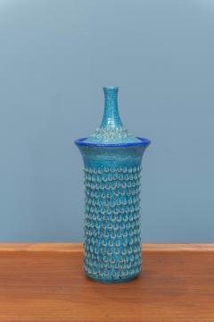  Bitossi Bitossi Ceramic Covered Vase Italy - 3647511