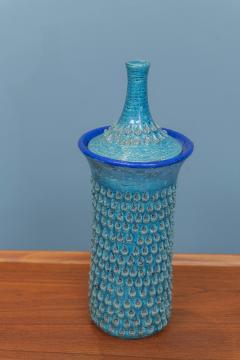  Bitossi Bitossi Ceramic Covered Vase Italy - 3647513