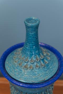  Bitossi Bitossi Ceramic Covered Vase Italy - 3647515