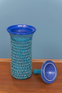  Bitossi Bitossi Ceramic Covered Vase Italy - 3647517