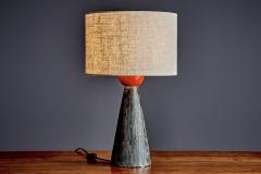 Bitossi Bitossi Ceramic Table Lamp with Charcoal Glaze - 4510925