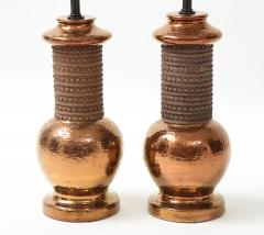  Bitossi Bitossi Copper Lustre Glazed Lamps - 2108593