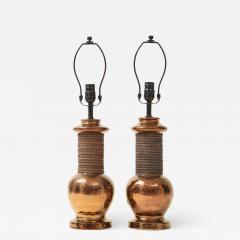  Bitossi Bitossi Copper Lustre Glazed Lamps - 2109870