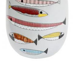  Bitossi Bitossi Fish Table Lamp Ceramic Red Yellow Blue Signed - 3715665