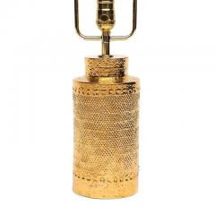  Bitossi Bitossi Lamp Ceramic 24K Metallic Gold Textured - 3535691